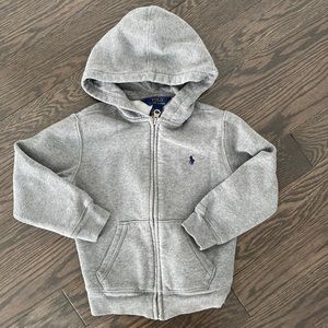 Boys’ Polo Ralph Lauren zip Hoodie in grey